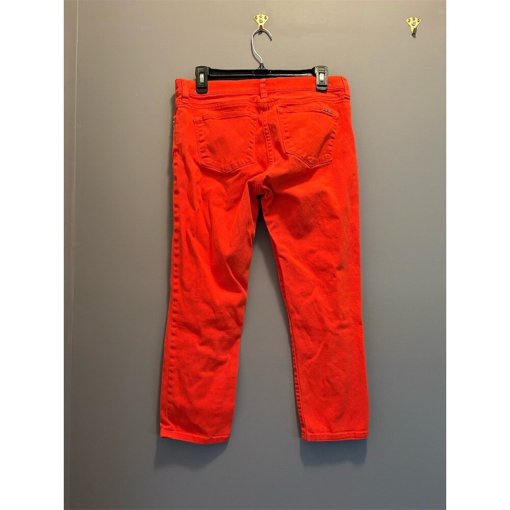 Lauren Jeans Co Ralph Lauren Jeans Womens Size 6 Orange Cropped Slim 23 - Picture 6 of 10